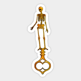 Skeleton Key (back print) Sticker